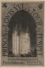 Listing image for 🔍 Historic Prison Du Temple (1793) Poster - 12x18” - Premium Matte Paper 200gsm