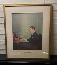 Listing image for Vintage Framed Print King Edward VIII 1936 Royal Portrait - William C Price Park
