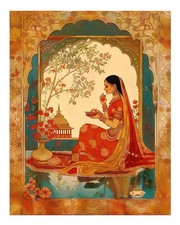 Listing image for Elegant Traditional Wall Art Poster - Vibrant Cultural Decor
