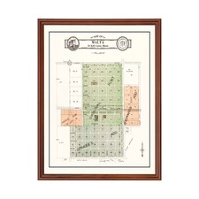 Listing image for Old Map of Malta, IL 1929 - Vintage Malta Illinois Art