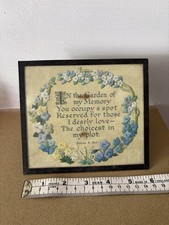 Listing image for Victorian Print Mourning Funeral Piece Curios Antique Item Morbid Interest 7p