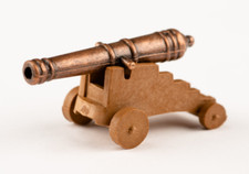Listing image for Amati 40mm Cannon with Carriage B4155,40 - Historical Model Accessory