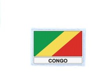 Listing image for Patch badge iron on glue flag country RCB congo