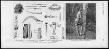 Listing image for 1888 Antique Print - Emin Pasha Relief Expedition Memorials SRI LANKA Palms (211