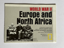 Listing image for World War II, Europe, North Africa / Asia, Pacific, Nat Geo, Map & Poster, 1991