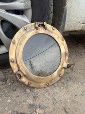 Listing image for 12 Inch Ship Boat Window & Wall Porthole Decor Nautical Antique Brass Porthole