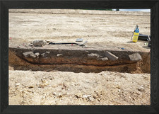 Listing image for Archaeological excavation site with Framed Wall Art Poster Canvas Print Picture