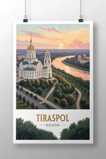 Listing image for Captivating Tiraspol Moldova Travel Poster - Vibrant Cityscape Art Print A1-A4 P
