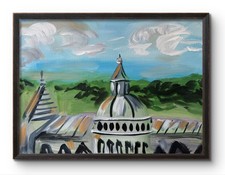 Listing image for ITALIAN CATHEDRAL 14x11 MODERN ART COLLECTIBLE INTERIOR DESIGN