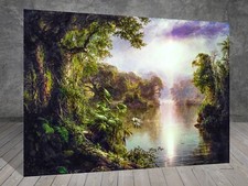 Listing image for Frederic Church River of Light Landscape CANVAS PAINTING ART PRINT 352