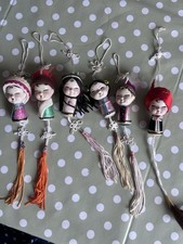Listing image for Vintage Chinese Ethnic Minority Hanging Dolls Tassel Lot of 6 Asian Folk Art