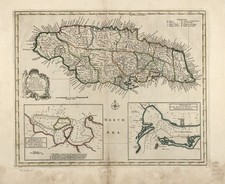 Listing image for Jamaica Emanuel Bowen 1752 Vintage Map North America Reprint Wall Art