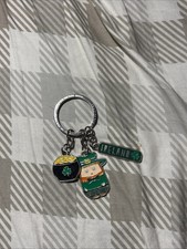 Listing image for Ireland Themed Collectible Keychain With Pot Of Gold, Leprechaun And Irish Motto