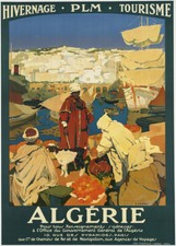 Listing image for A3/A4 SIZE - Vintage Algerie Algerian Algeria travel retro art print poster